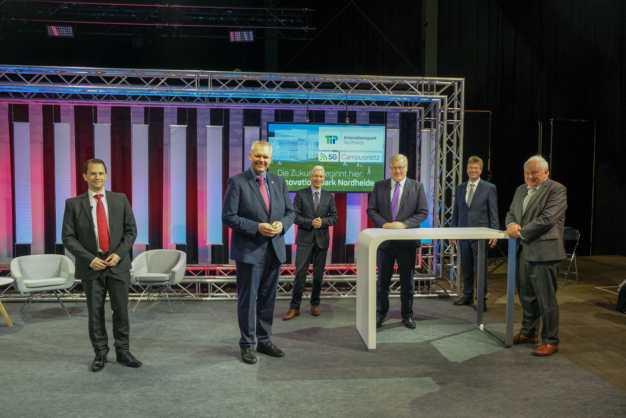 Vorstellung des "5G-Scenario-Labs" für den TIP Innovationspark Nordheide.